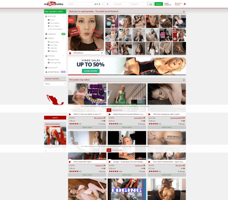 mydirtyhobby review top live cam sites