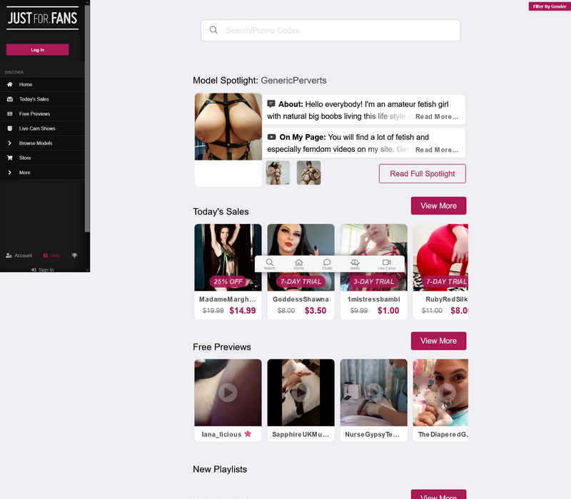 justfor Review porn site